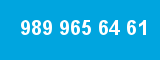 989 965 64 61 989 965 64 61